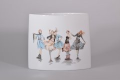 Porzellanmalen Lotti Haerdi  Vase Models und Stilettos 3