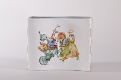 Porzellanmalen Lotti Haerdi  Vase Vera die Maus 2